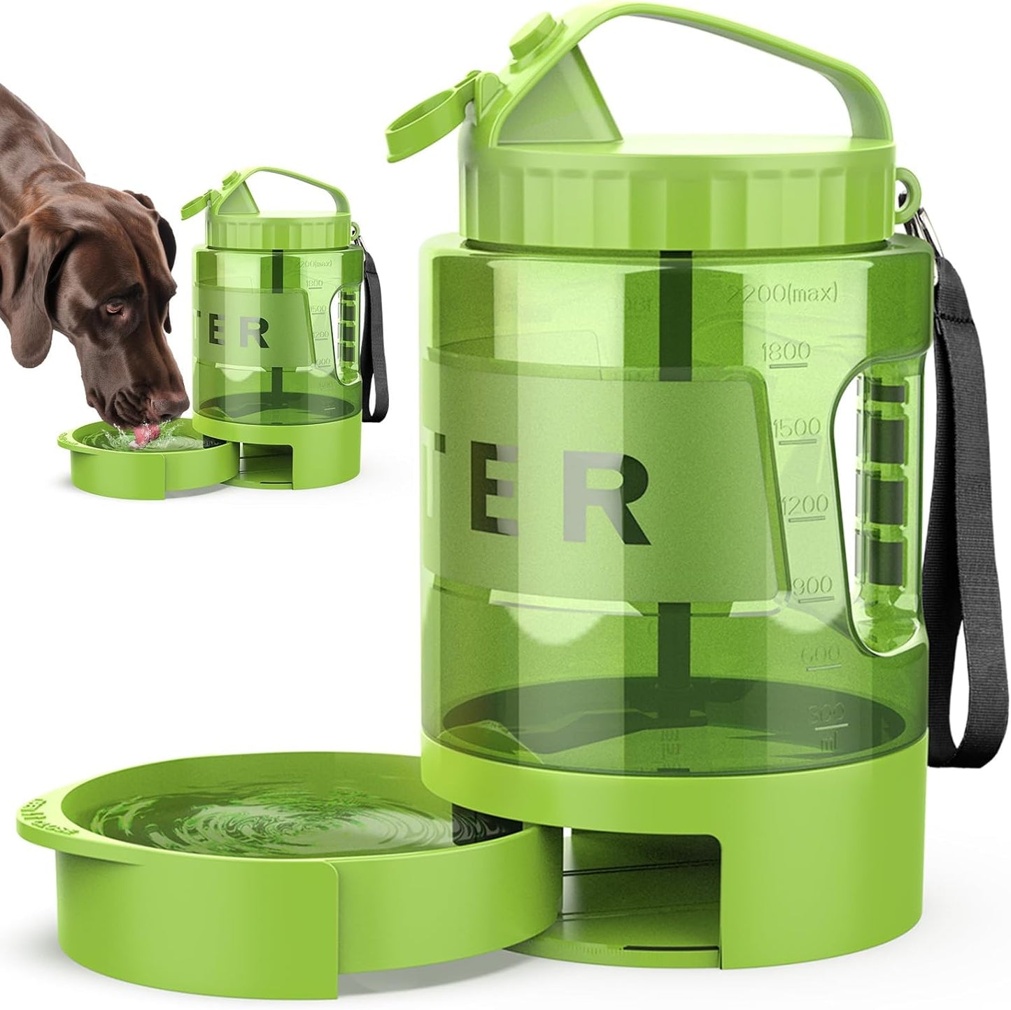 petdott Dog Water Dispenser,77OZ Dog Water Bottle for Large Dogs